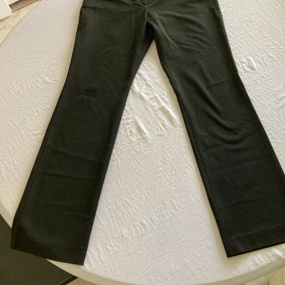 Express Editor Black Barely Boot Cut Mid Rise Rn#… - image 2